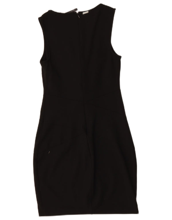 Guess Womens Sleeveless Bodycon Dress UK 12 Medium Black Nylon