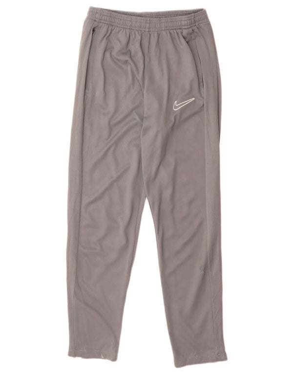 Nike drenge Dri Fit træningsdragt bukser 12-13 år stor grå polyester