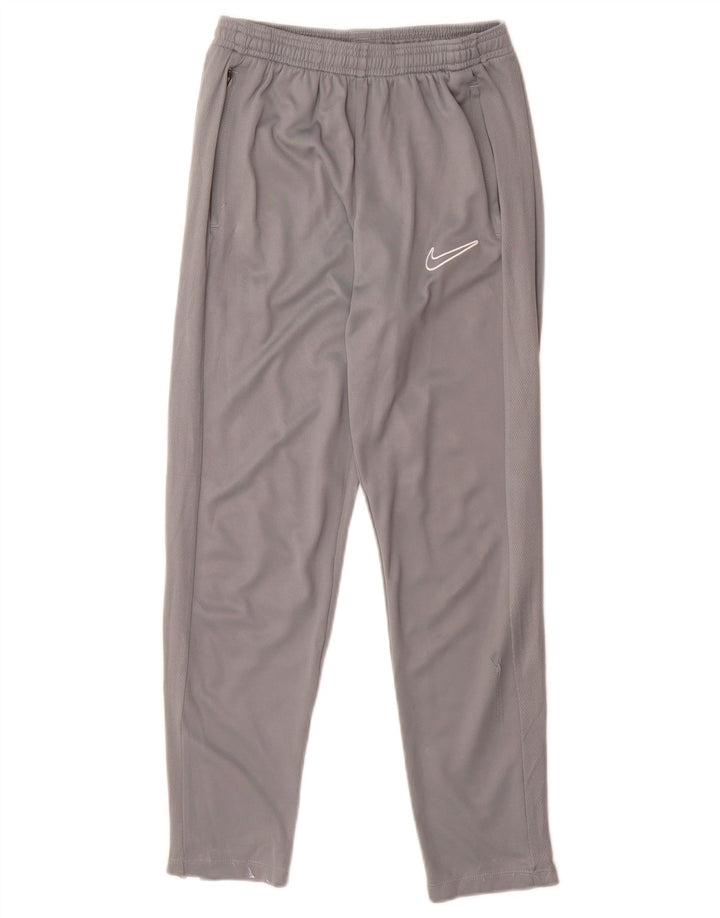 Nike drenge Dri Fit træningsdragt bukser 12-13 år stor grå polyester