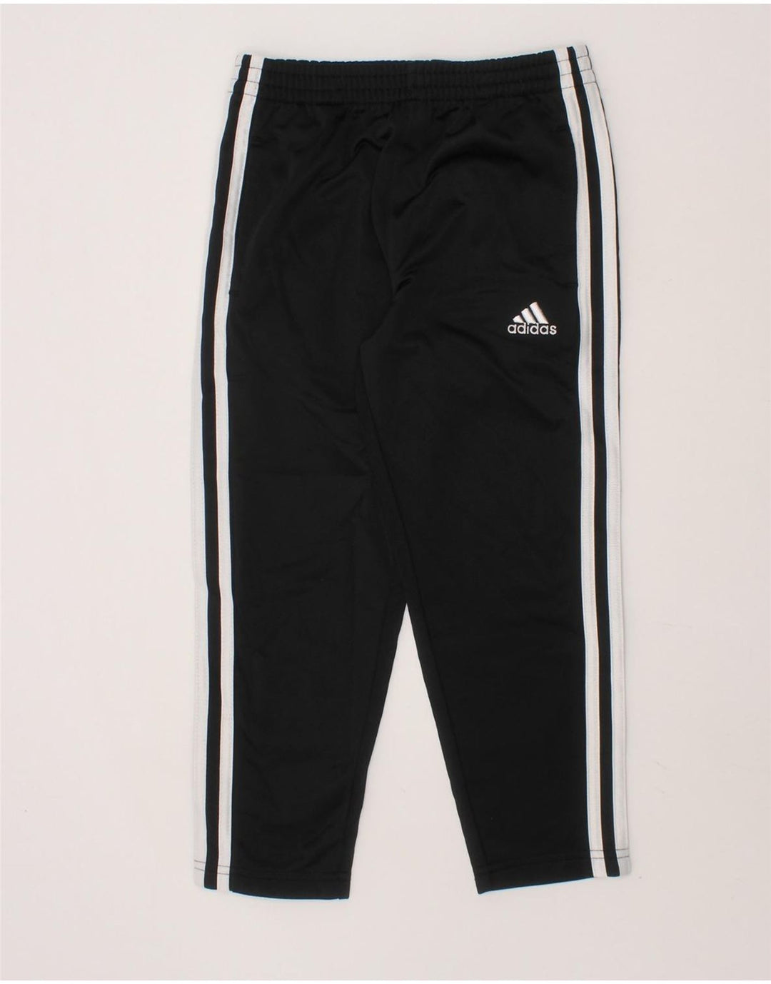ADIDAS Boys Tracksuit Trousers 4-5 Years  Black Polyester Sports Vintage Adidas and Second-Hand Adidas from Messina Hembry 