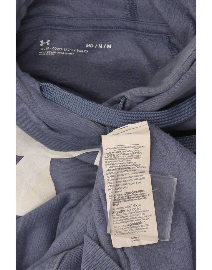 Under Armour Grafisk hættetrøje til mænd mellemblå bomuld