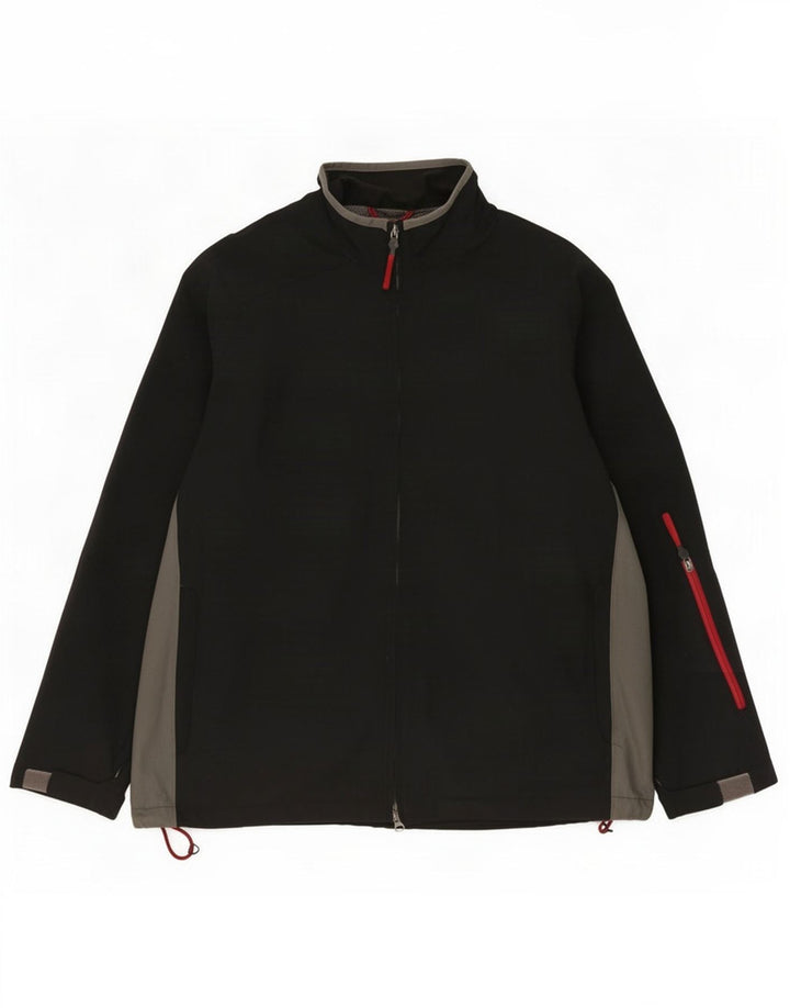 Gap Herre træningsdragt Topjakke XL Sort Colourblock Nylon
