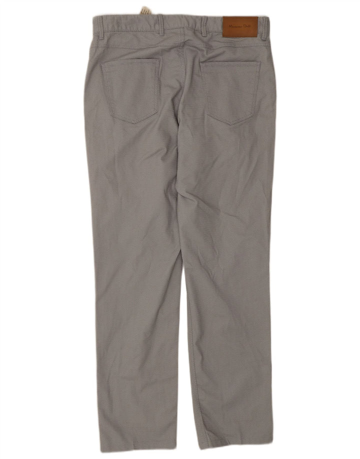 Massimo Dutti Herre Chinobukser EU 40 Medium W31 L30 Grå Plettet