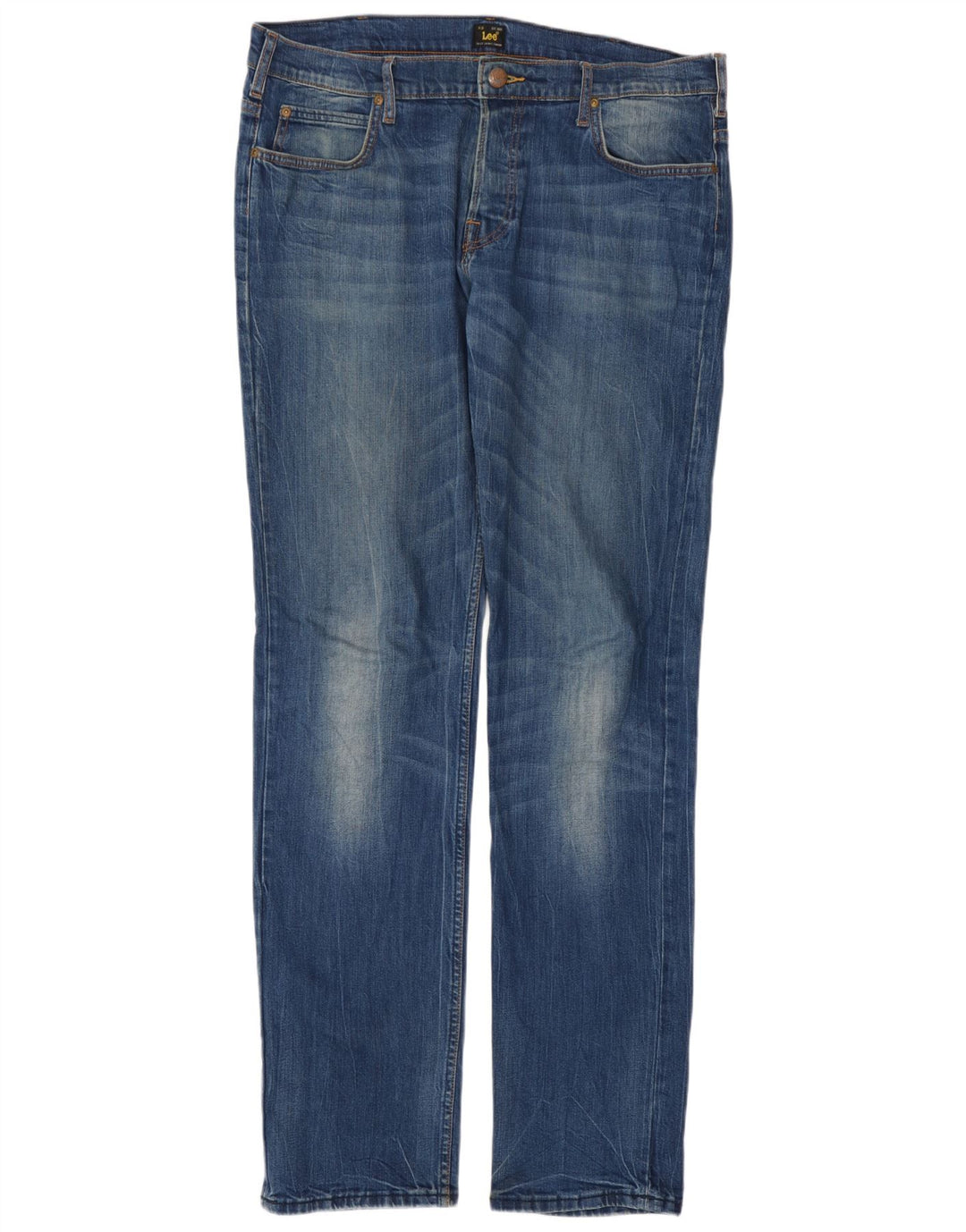 Lee Mens Powell Slim Jeans W36 L36 Blå Bomuld