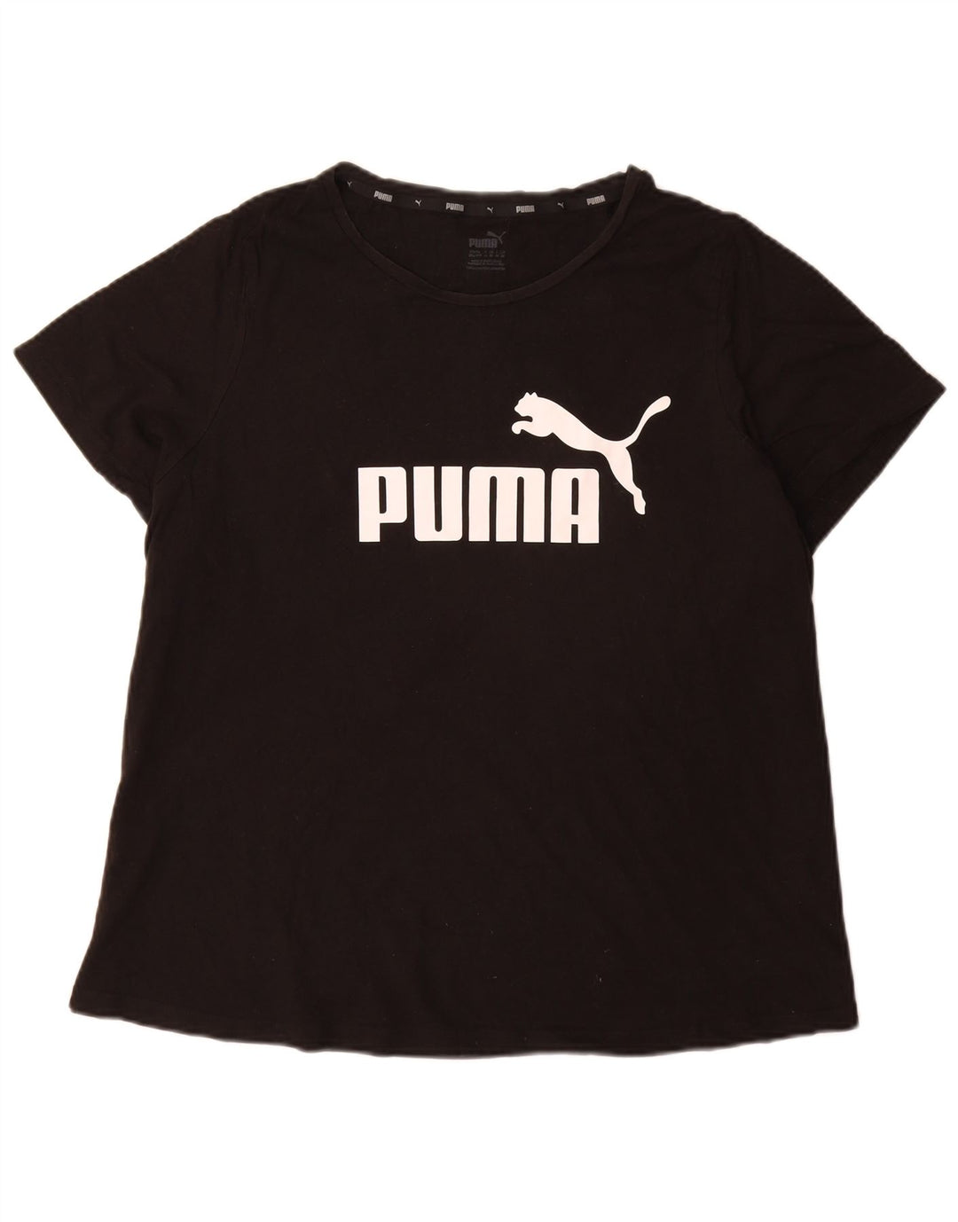 Puma Graphic T-Shirt Top UK 20 2XL Sort