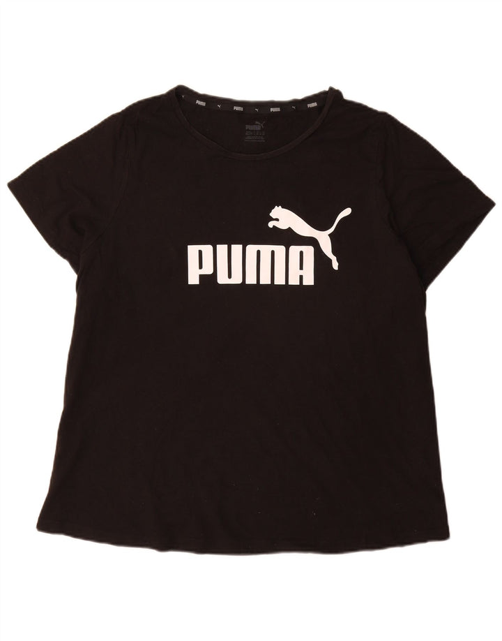 Puma Graphic T-Shirt Top UK 20 2XL Sort