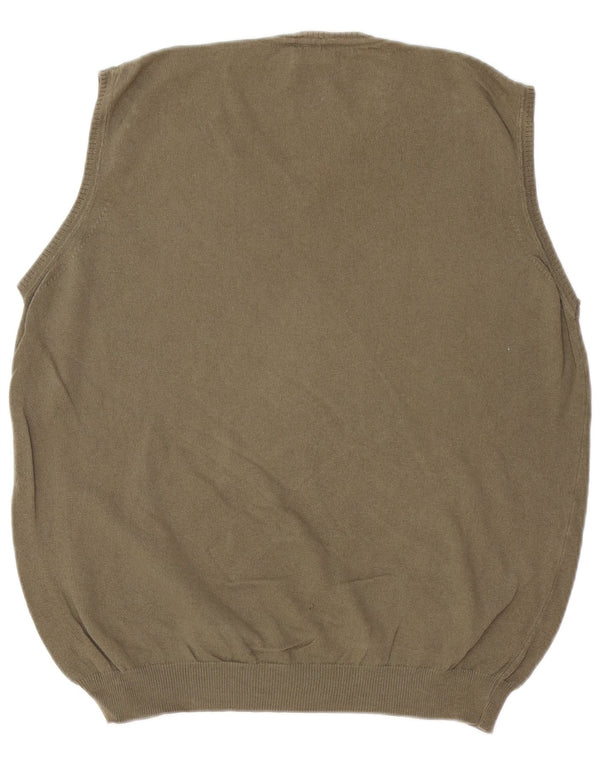 TRUSSARDI Herrevest Tank Top Medium Khaki