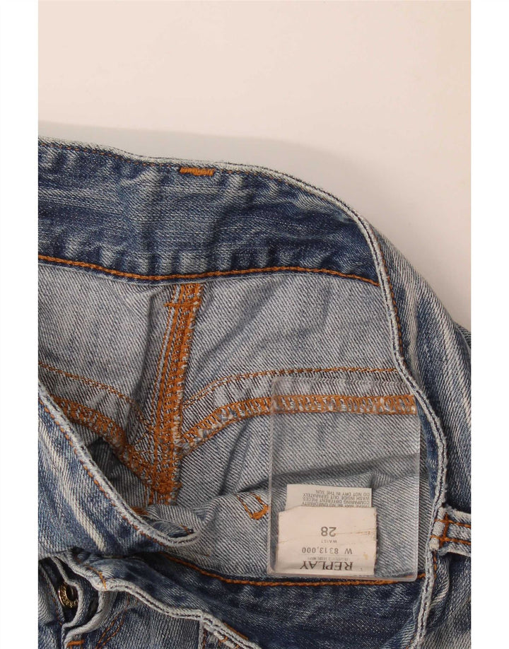 Replay Dame Denim Shorts Medium W28 Blå Bomuld