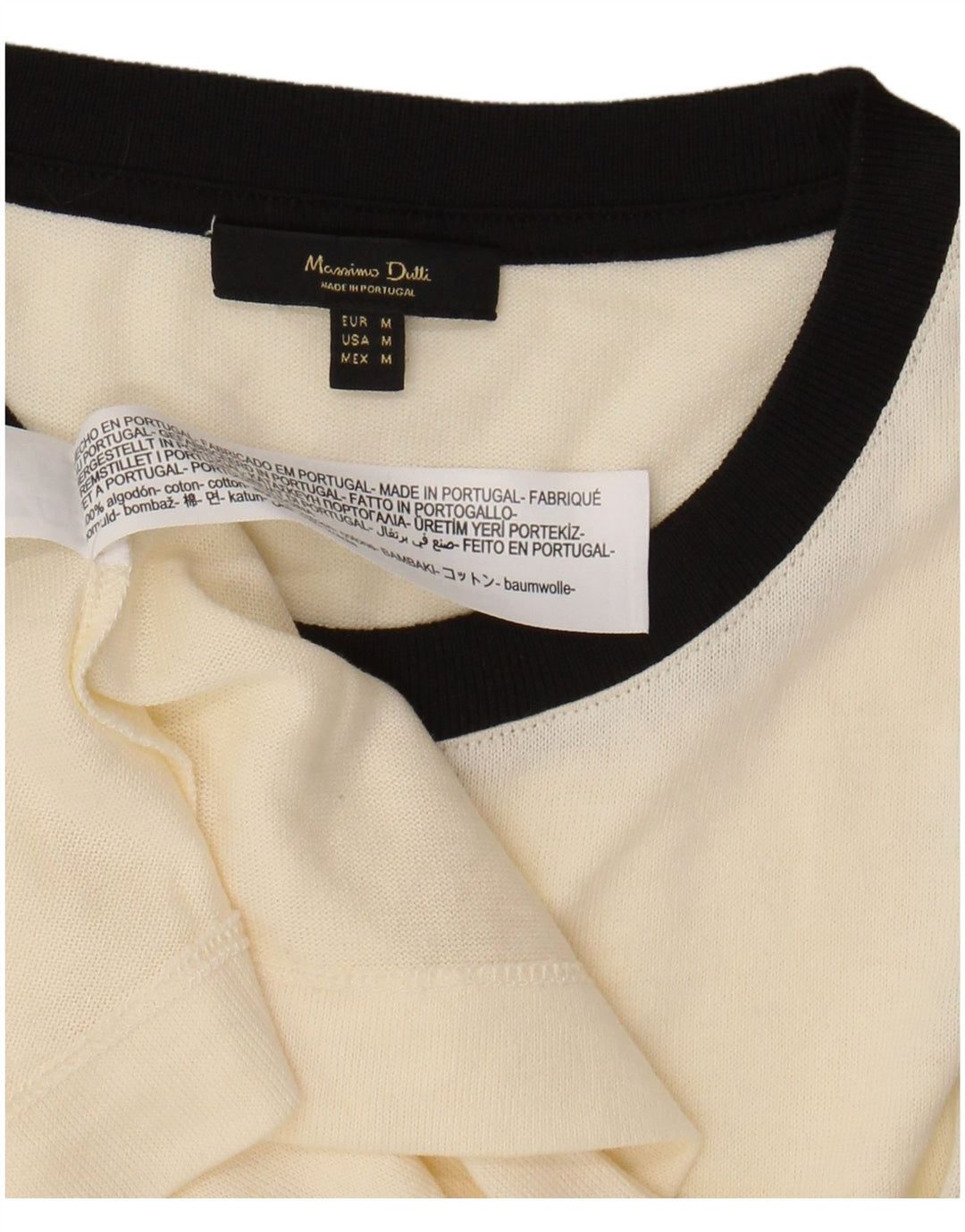 MASSIMO DUTTI Damevest Top UK 12 Medium Beige Bomuld