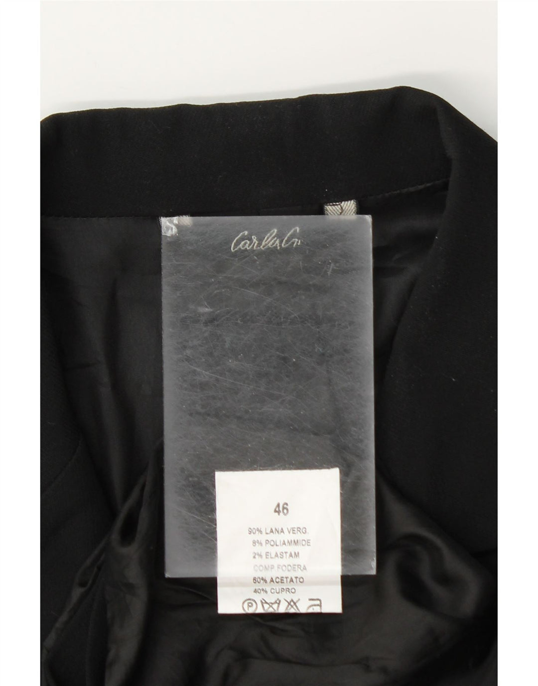 Vintage Dame Longline 1 Knap Blazer Jacket IT 46 Large Black