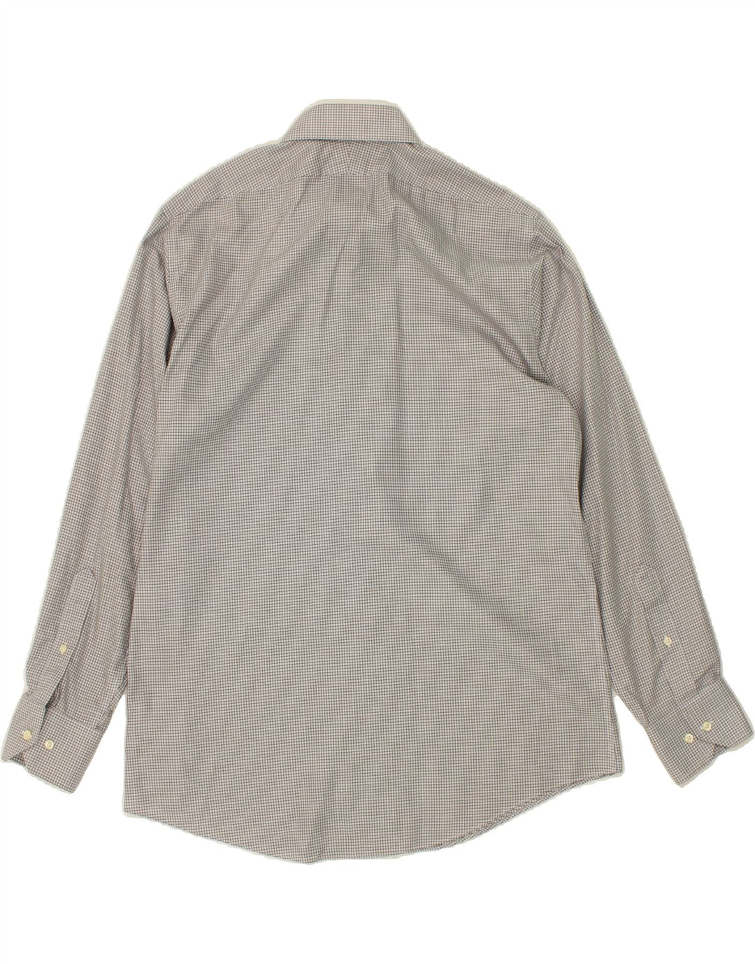 BROOKS BROTHERS Mens Regent Shirt Size 16 4/5 Large Grey Check Cotton Vintage Brooks Brothers and Second-Hand Brooks Brothers from Messina Hembry 