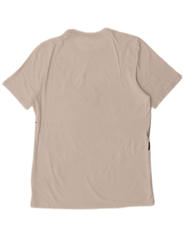 Jordan Herre grafisk T-shirt Top Medium hvid bomuld