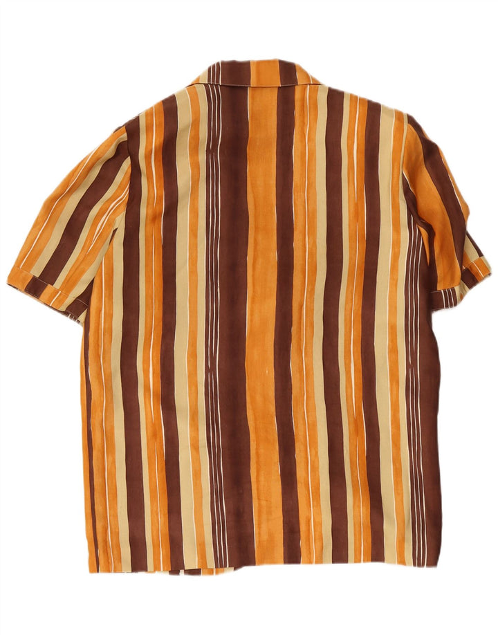 Vintage dame 3-knaps blazerjakke EU 46 XL flerfarvet stribet