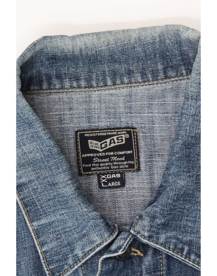 Gas Herre denimjakke UK 44 2XL Blå