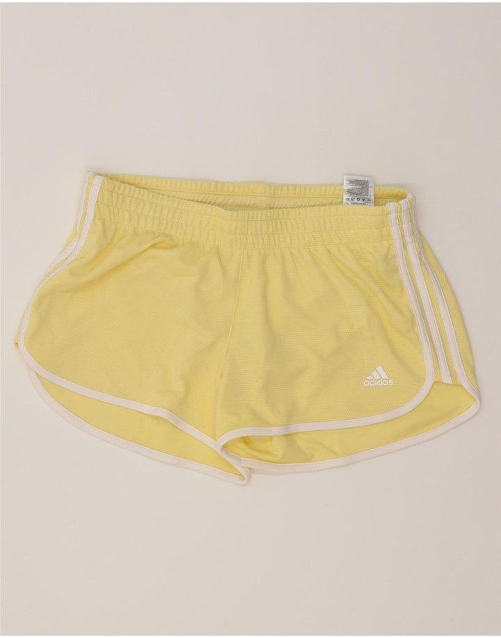 Adidas Sportsshorts til kvinder UK 12 Medium Gul Polyester