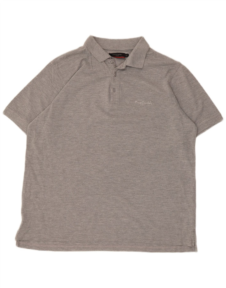 Pierre Cardin herre poloshirt XL grå bomuld