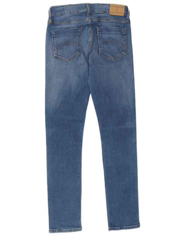 Tommy Hilfiger Piger Slim Jeans 13-14 År B27 L29 Blå