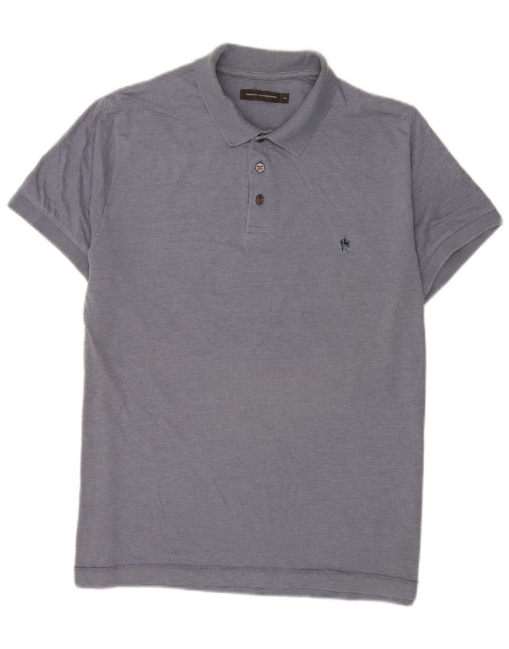 French Connection Herre poloshirt XL blå bomuld
