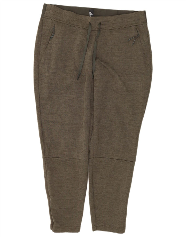 ADIDAS Træningsdragtsbukser til kvinder UK 20/22 XL Khaki Flecked