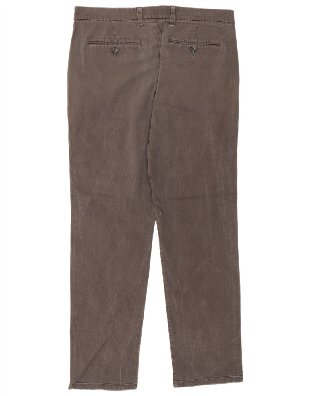 Marks & Spencer Herre Regular Fit Chinobukser W34 L31 Grå Bomuld