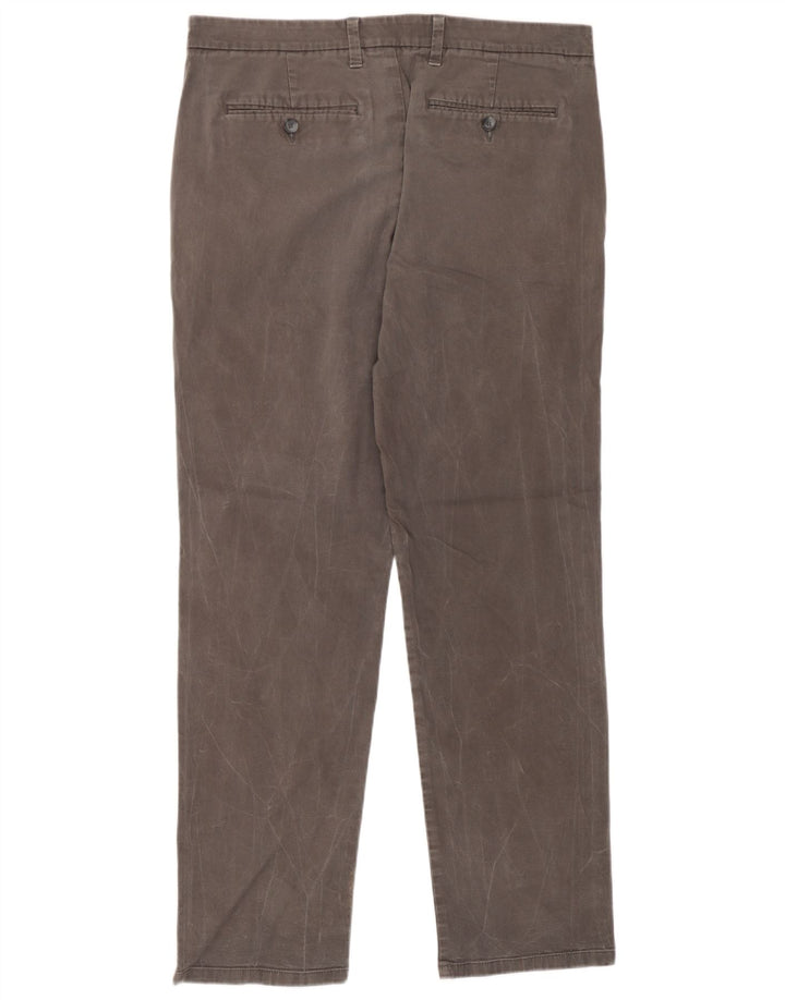 Marks & Spencer Herre Regular Fit Chinobukser W34 L31 Grå Bomuld