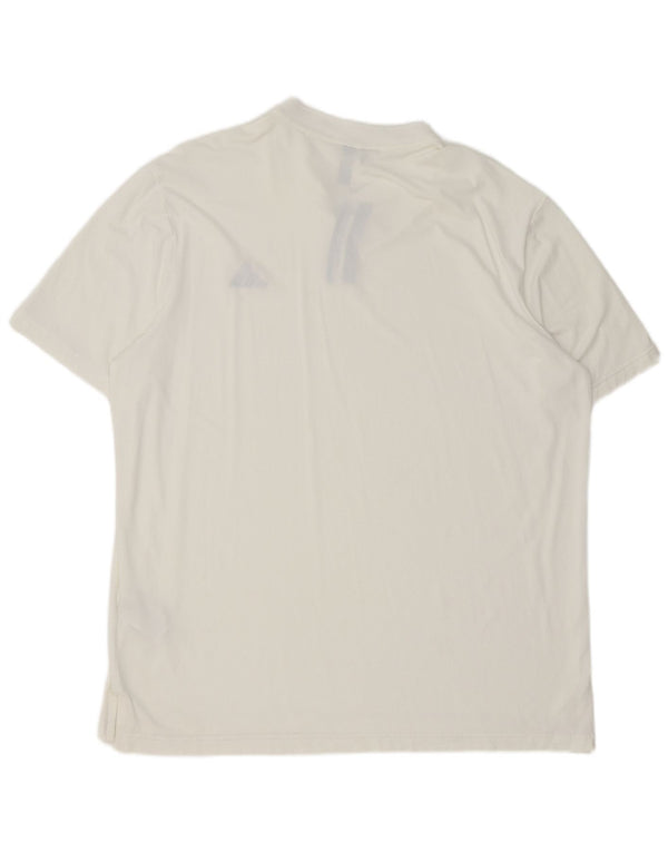 Adidas Polo Shirt til mænd XL Hvid Polyester