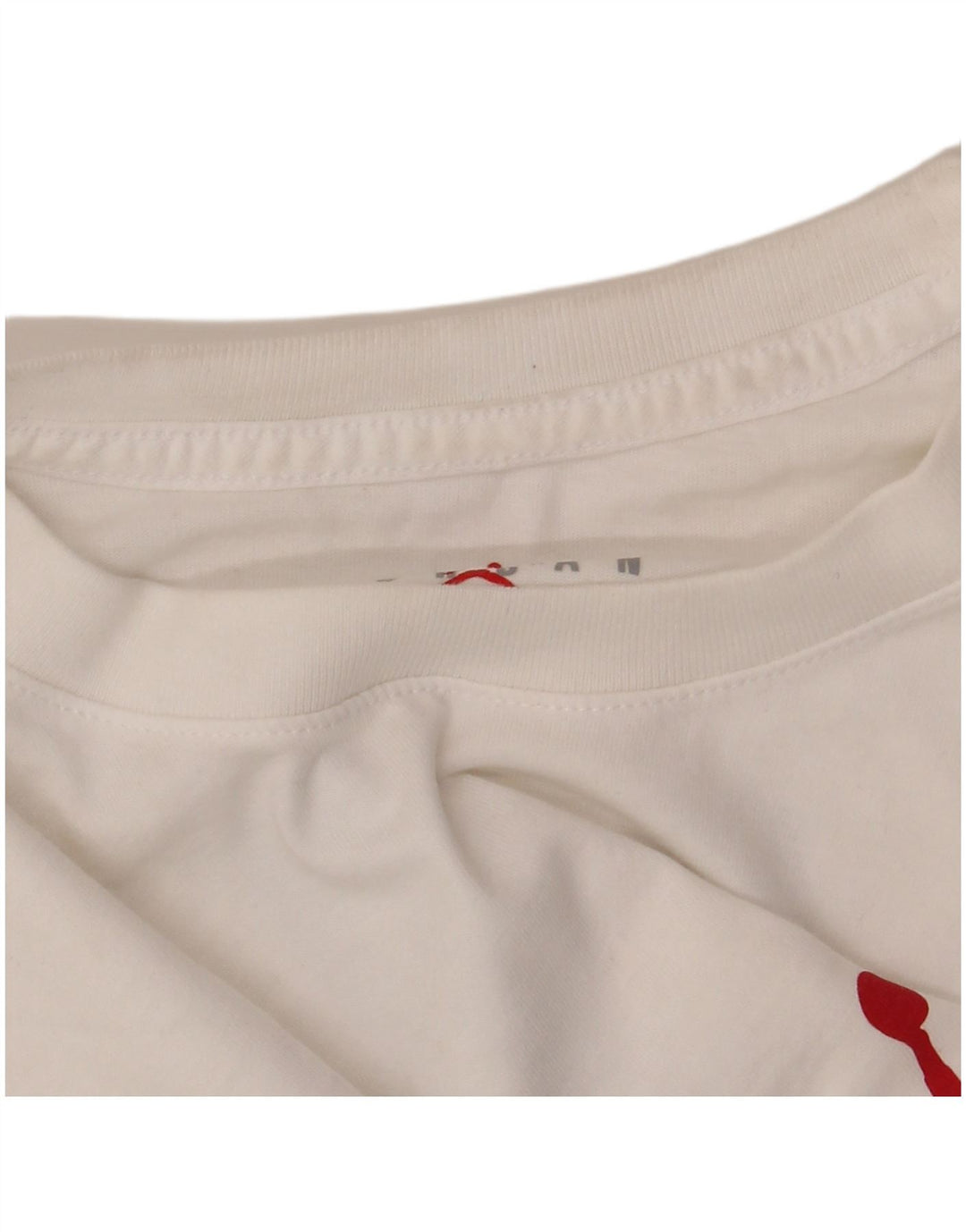 JORDAN Grafisk T-shirt til mænd, lille hvid bomuld