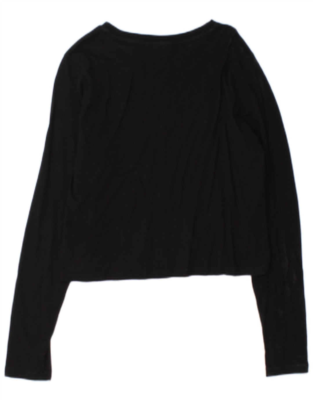 Fila Womens Crop Graphic Top Langærmet UK 14 Large Black