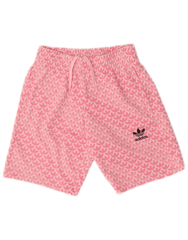 Adidas piger grafiske sportsshorts 11-12 år Pink bomuld
