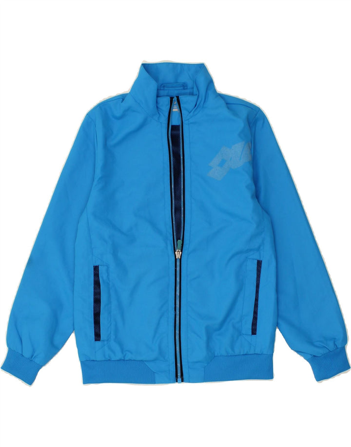 LOTTO Boys Graphic Tracksuit Top Jacket 10-11 Years Small Blue Polyester Vintage Lotto and Second-Hand Lotto from Messina Hembry 