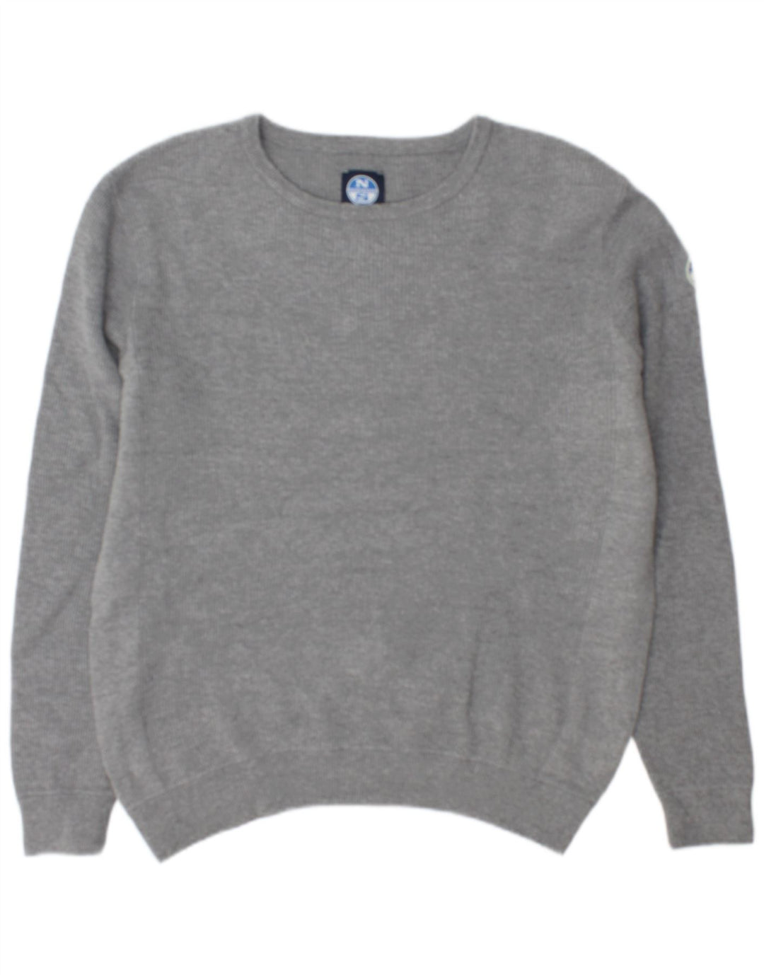 North Sails Herre Crew Neck Jumper Sweater XL Grå Bomuld