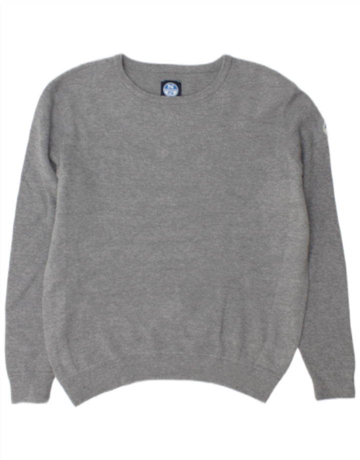 North Sails Herre Crew Neck Jumper Sweater XL Grå Bomuld