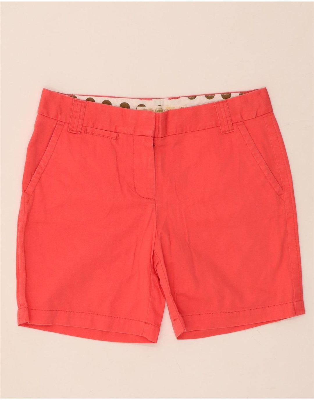 J. Crew Womens City Fit Chino Shorts US 4 Small W32 Pink Bomuld