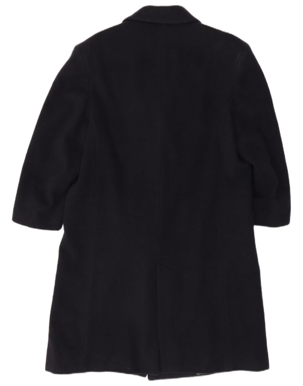 Brooksfield Womens 3/4 Sleeve Double Breasted Coat IT 46 Large Navy Blue