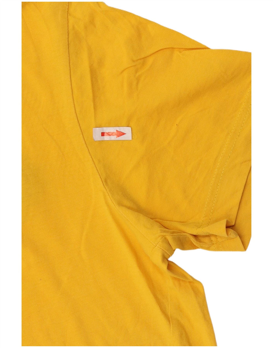 Champion Herre Grafisk T-Shirt Top Medium Gul
