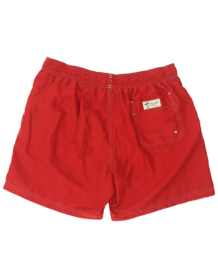 Marks & Spencer Badeshorts til mænd store røde polyester