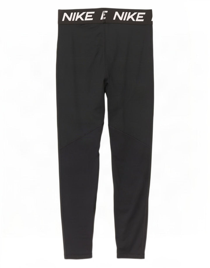 Nike Dame Grafiske Leggings UK 14 Large Sort