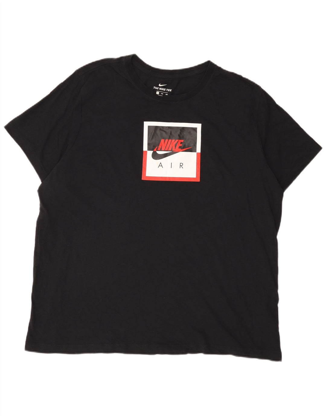 Nike grafisk T-shirt top til mænd 2XL sort bomuld