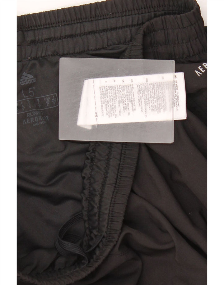 Adidas Aeroready Sportsshorts til mænd store sorte polyester