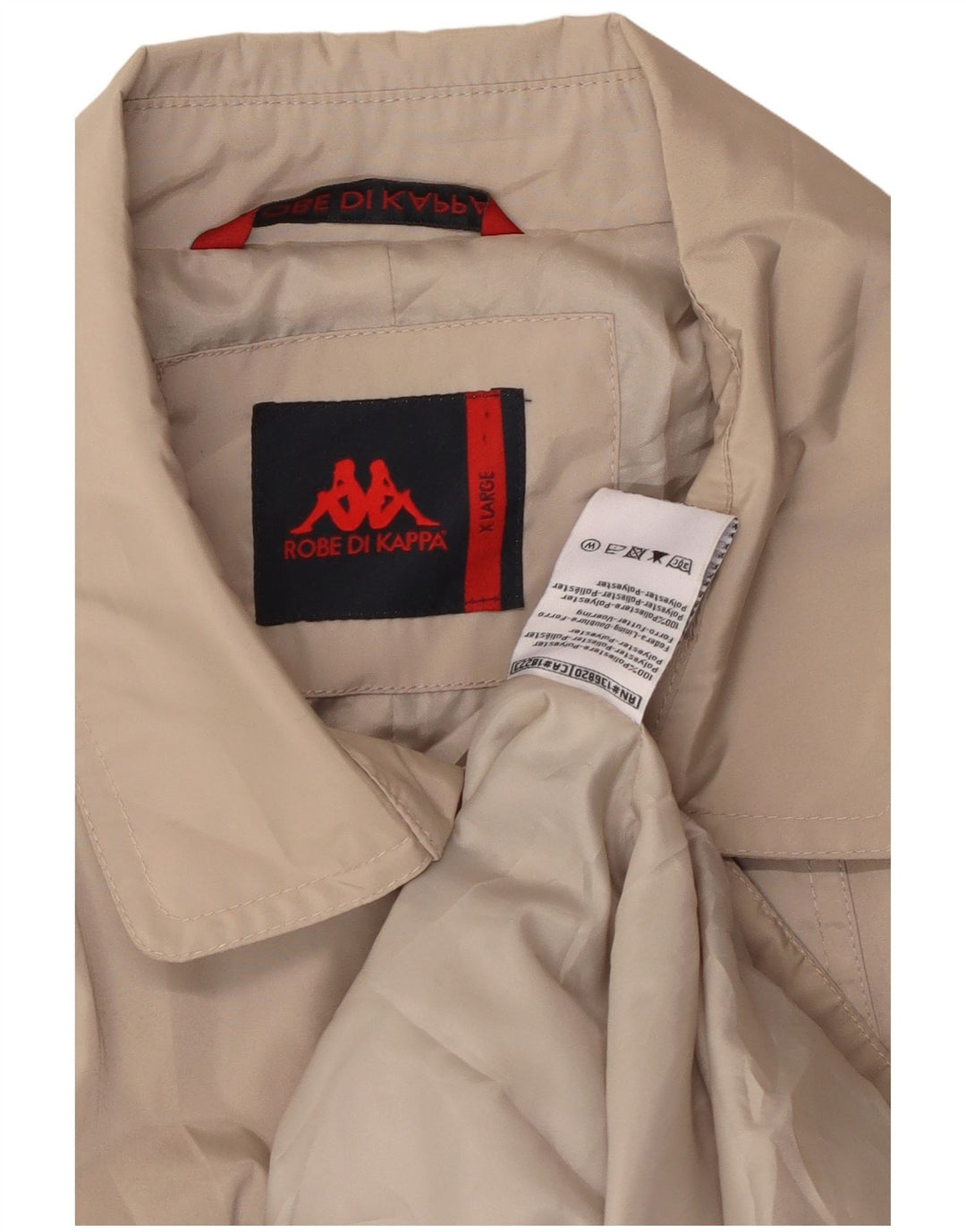 Kappa Trench Coat til kvinder UK 18 XL Beige Polyester