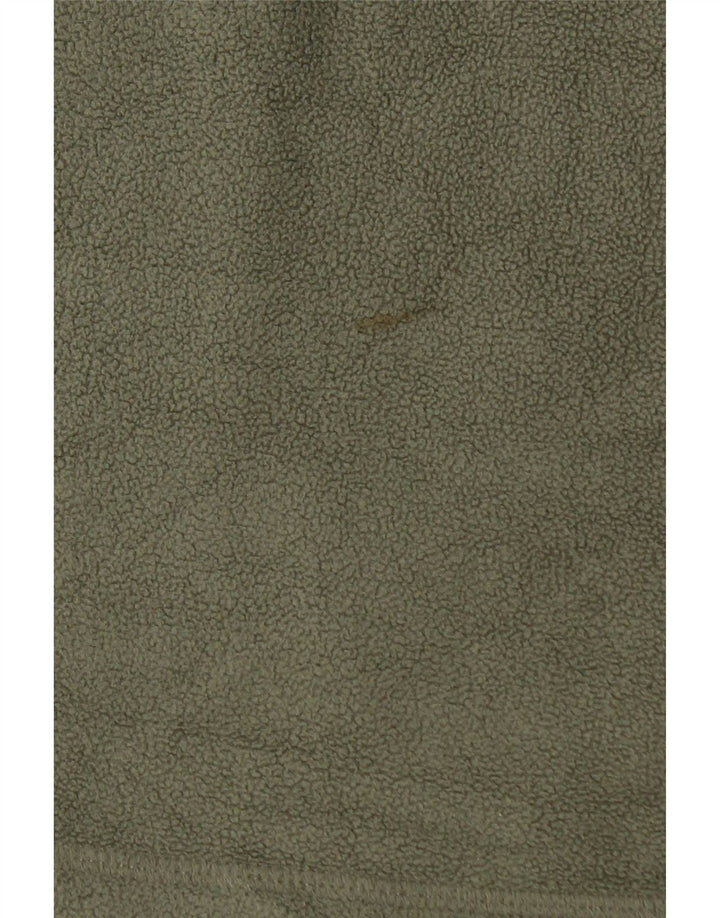 Eddie Bauer Fleece Jumper med lynlås til mænd Medium Khaki Polyester