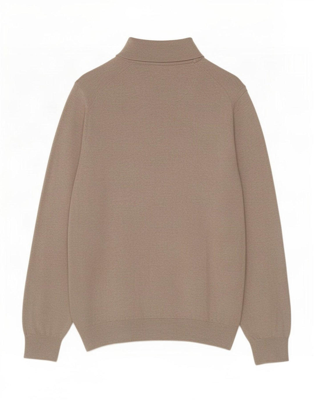 Massimo Dutti Herre Cardigan Sweater Stor Beige Colourblock Bomuld