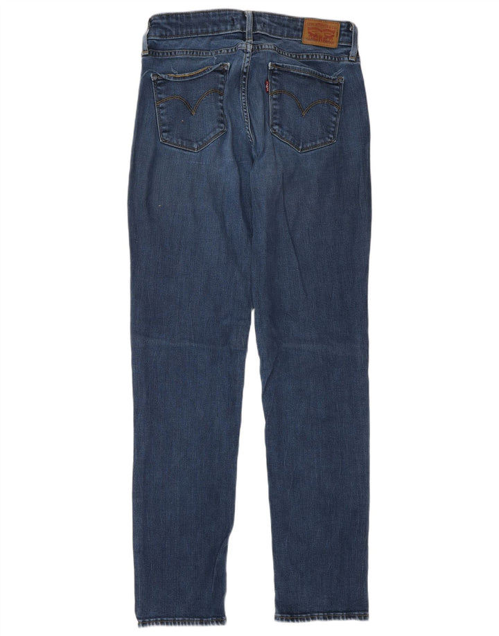 Levi's Dame 712 Slim Jeans W28 L32 Blå Lyocell
