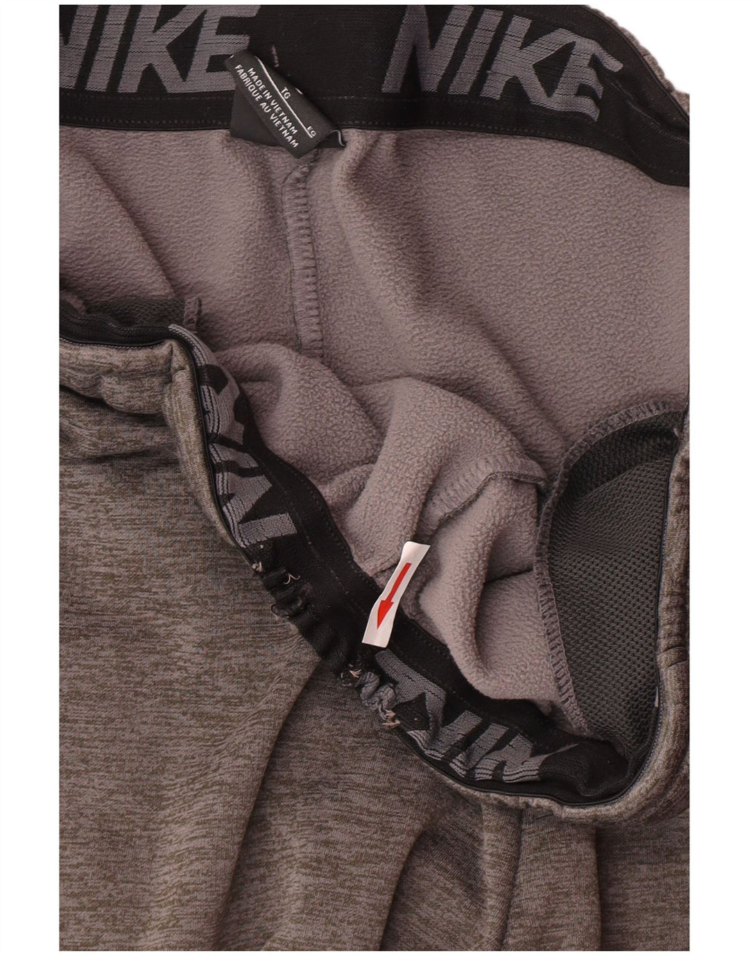 Nike Herre Dri Fit træningsdragt Bukser Joggers XL Grå Flecked Polyester