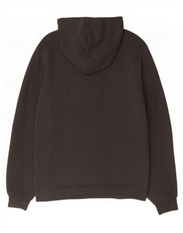 Abercrombie & Fitch Herre hættetrøje med lynlås XL Grå Flecked Bomuld