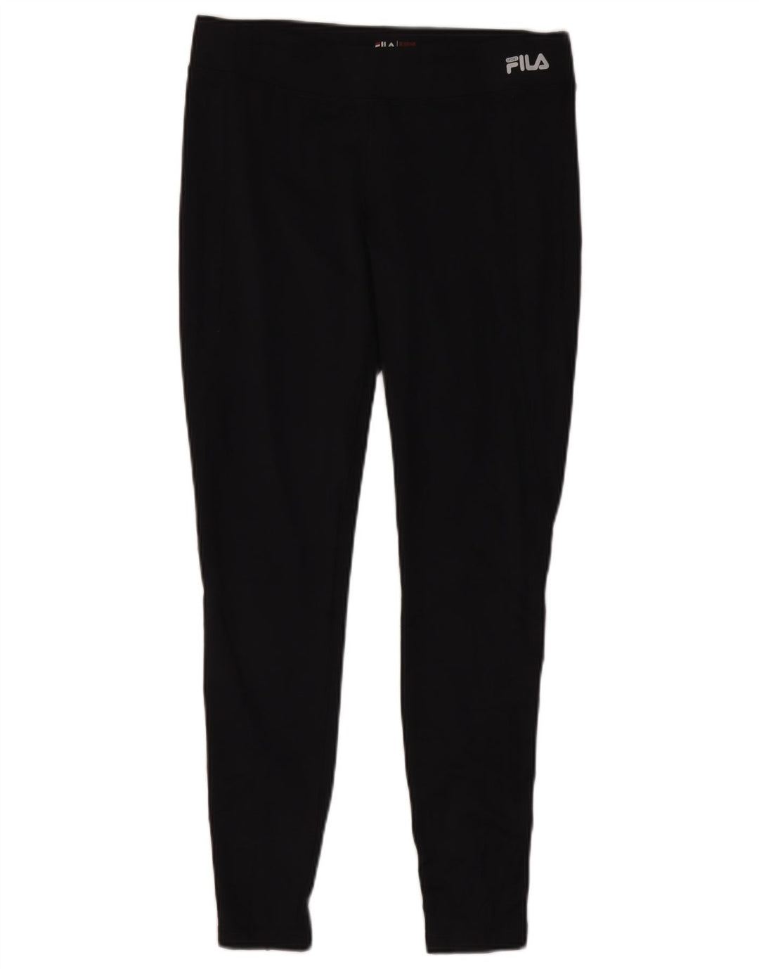 Fila Womens Leggings UK 14 Medium Black Polyester