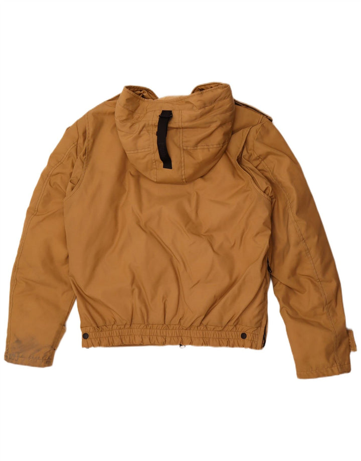 Blauer Military Bomber Jacket med hætte til mænd UK 42 XL Beige Polyamid