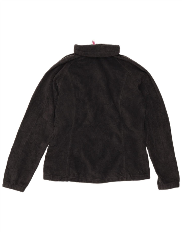 COLUMBIA Fleecejakke til kvinder UK 16 Stor sort polyester