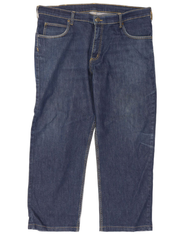Lee Mens Brooklyn Straight Jeans W40 L27 Blå Bomuld