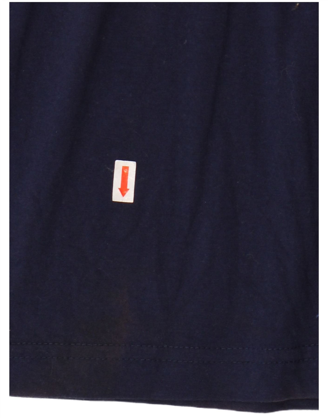 FILA Herre grafisk T-shirt Top Medium Marineblå Bomuld